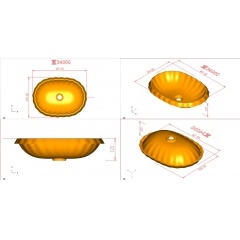 Melamine Wash Basin  Mold